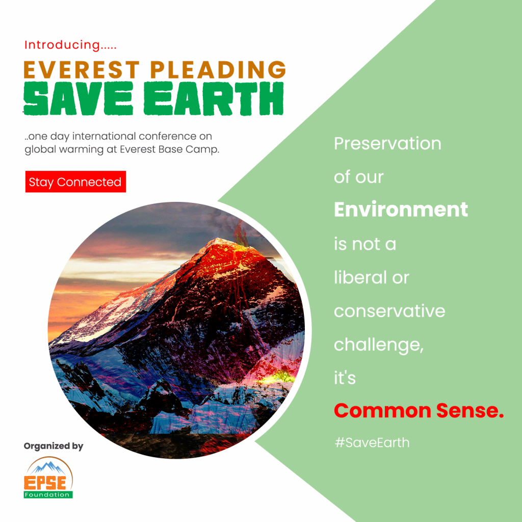 Everest Pleading Save Earth